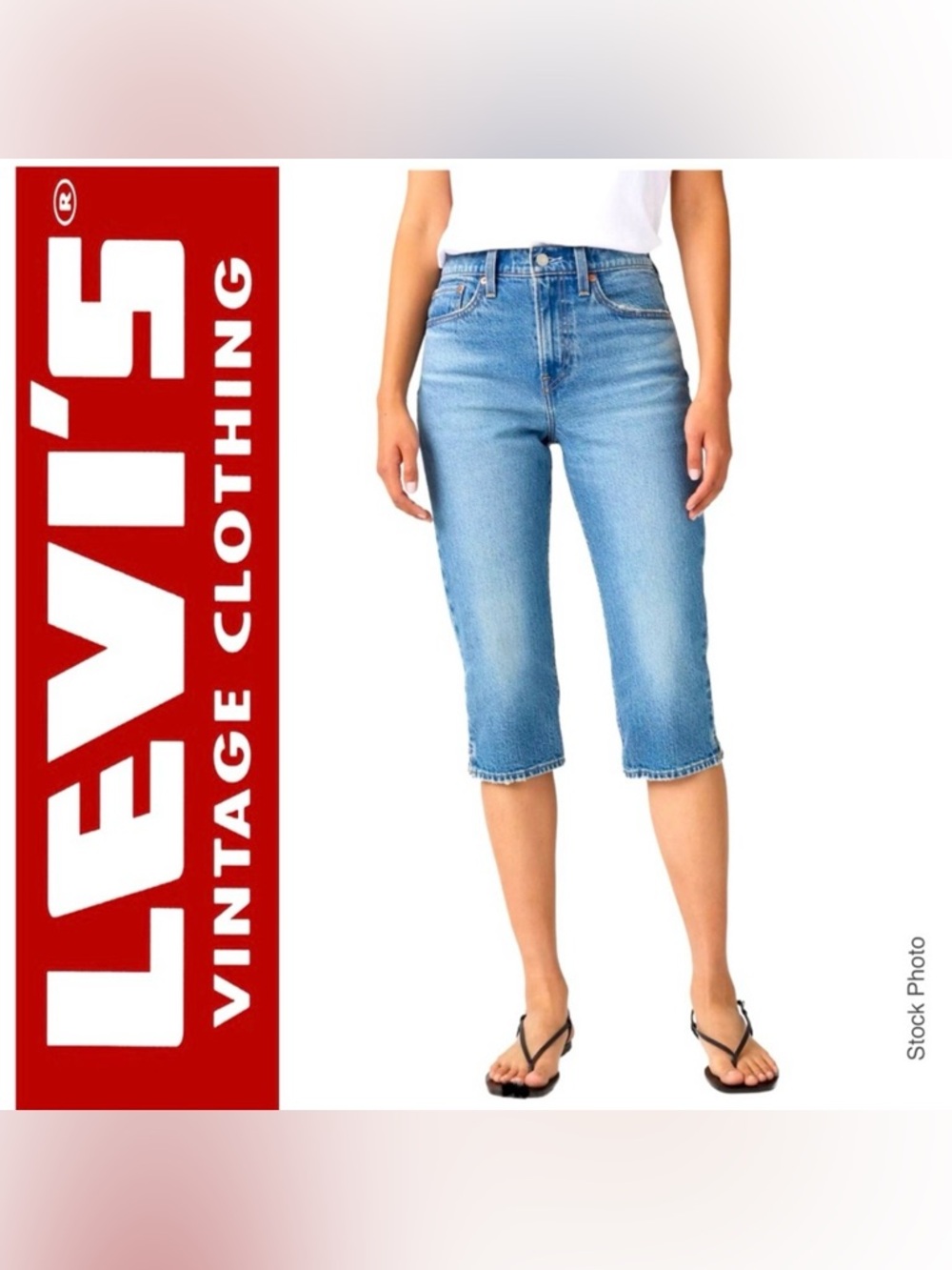Levi’s Vintage Black Label High Rise Capri Jeans (Waist ~ 27-28”)